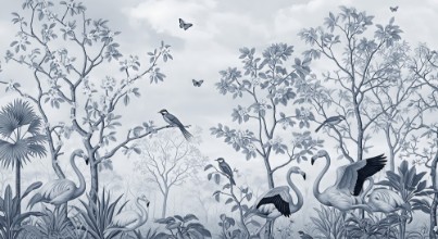 Picture of Flamingo Garden II