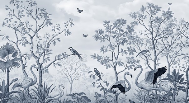 Bild på Flamingo Garden II