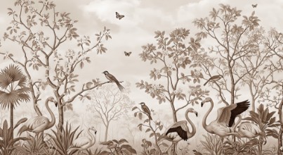 Picture of Flamingo Garden III