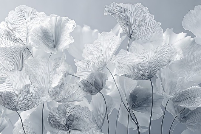 Afbeeldingen van Kleurcombinatie Soft White Flowers I - 09024-01