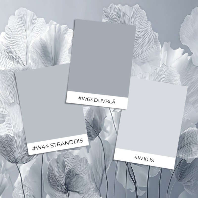 Bild på Varuprov stil - Soft White Flowers I