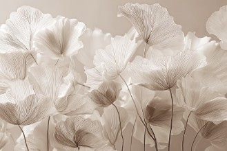 Bild på Soft White Flowers II