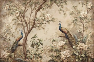 Picture of Peacock Garden II