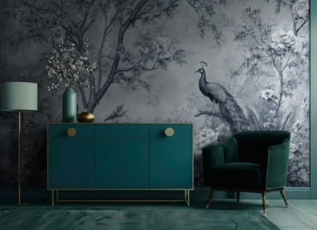 Picture of Peacock Garden III