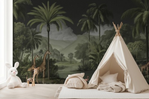 Bild vun Night in the Jungle I