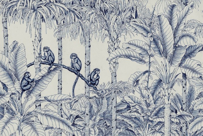 Afbeeldingen van Kleurcombinatie Monkey Party III - 09044-01