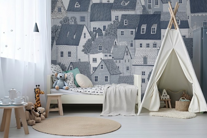 Afbeeldingen van Kleurcombinatie Small Town Life II - 09049-01