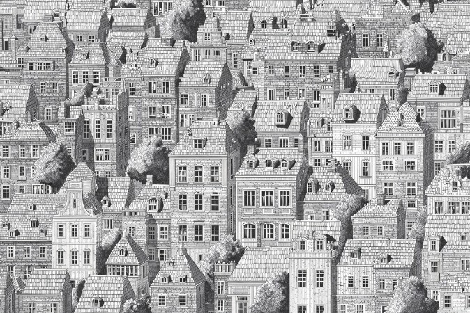 Afbeeldingen van Kleurcombinatie Old Town Graphic II - 09052-01