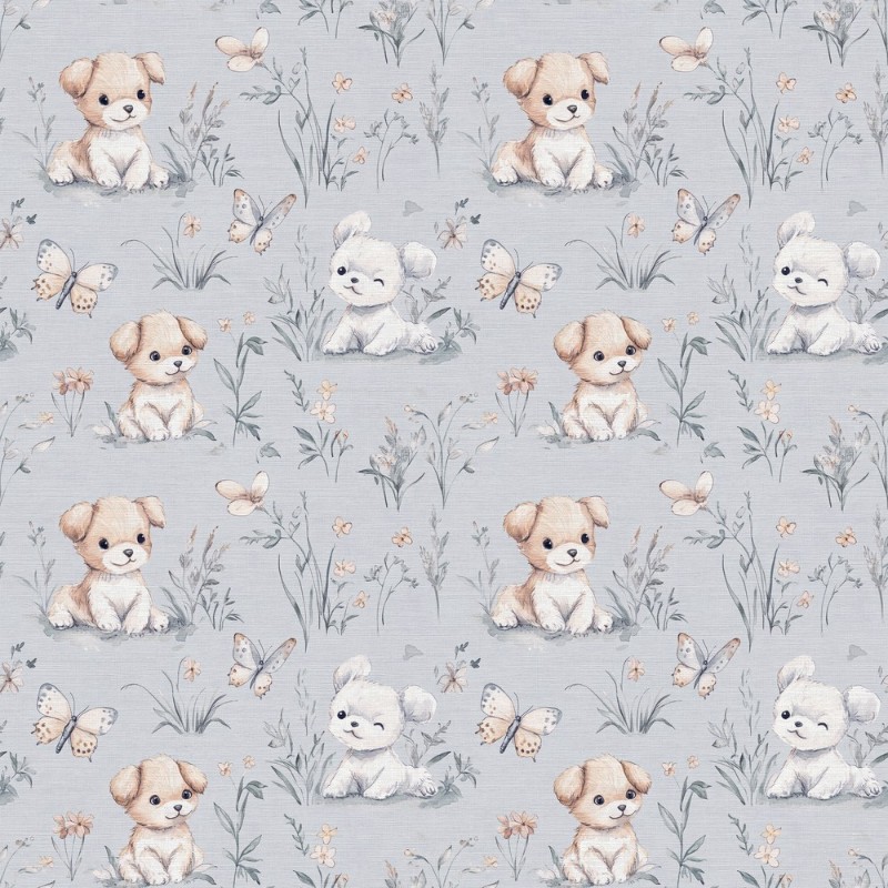 Picture of Fargesammensetning Sweet little puppy Blue - 1026701-04 - 09361-01