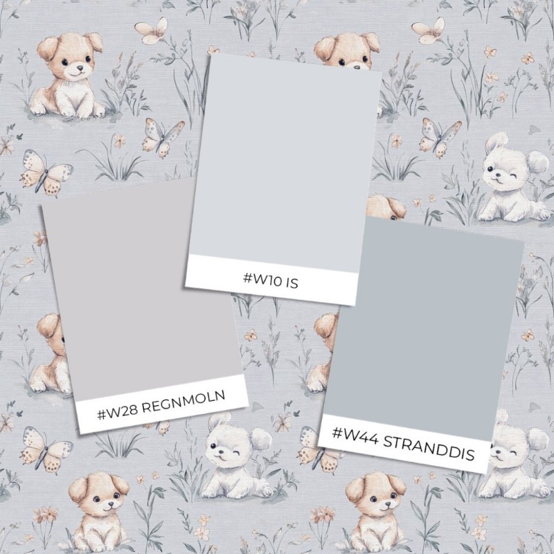 Picture of Eksempel på produktstil - Sweet little puppy Blue - 1026701-04