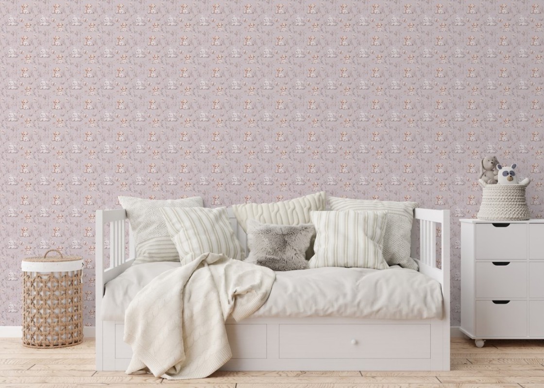 Picture of Fargesammensetning Sweet little puppy Pink - 1026701-05 - 09362-01