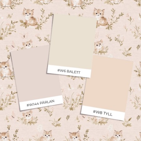 Bild på Färgsättning Curious kitten Beige - 1026801-02 - 09363-01