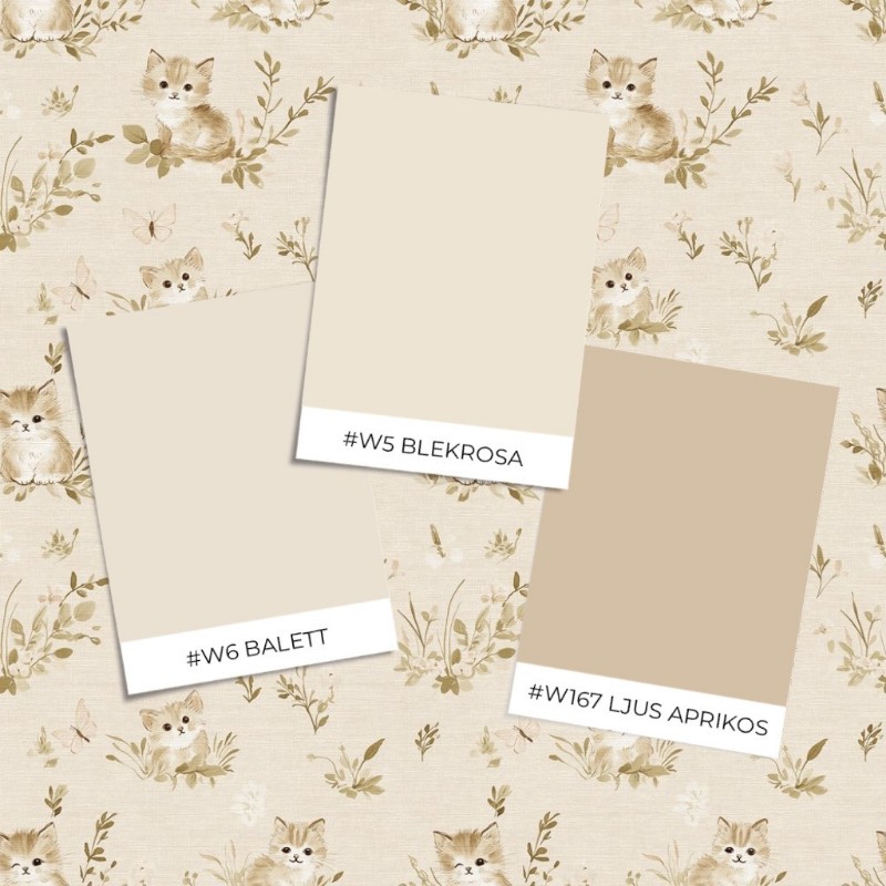 Image de Modèle d'échantillon - Curious kitten Yellow - 1026801-04