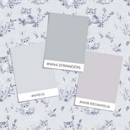 Bild på Färgsättning Curious kitten Blue - 1026801-05 - 09366-01