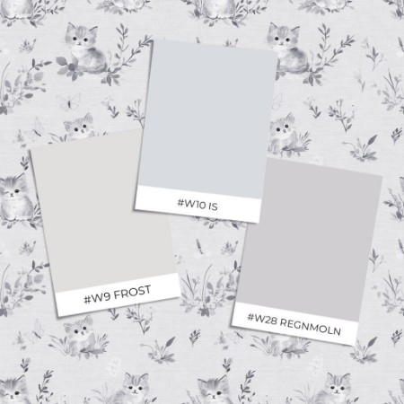 Bild på Färgsättning Curious kitten Grey - 1026801-06 - 09367-01