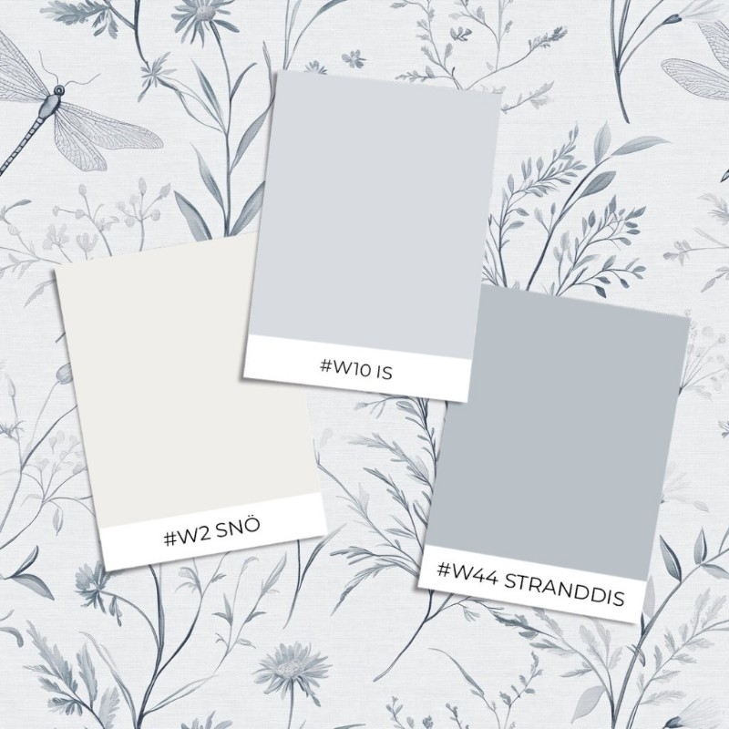 Image de Modèle d'échantillon - Dragon fly garden Blue - 1027201-02