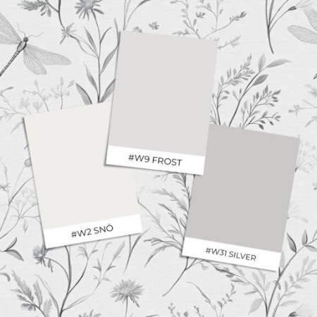 Bild på Färgsättning Dragon fly garden Grey - 1027201-03 - 09369-01