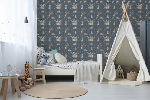 Bild på Bunny bath Dark Blue - 1028201-08