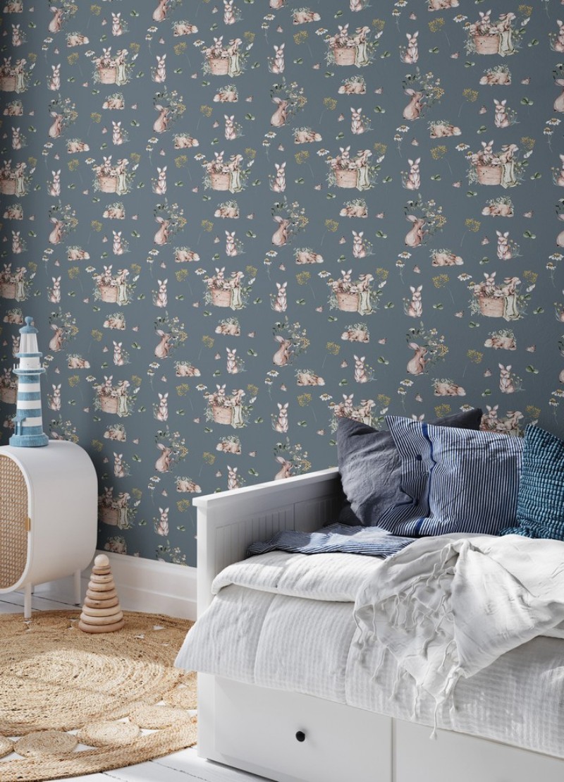 Bild på Bunny bath Dark Blue - 1028201-08