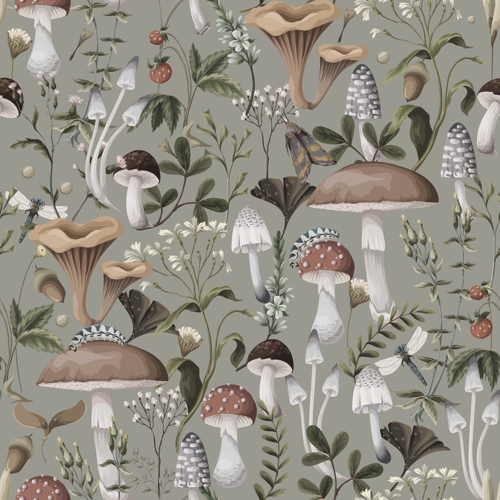 Picture of Nordic mushrooms Green - 1031201-02