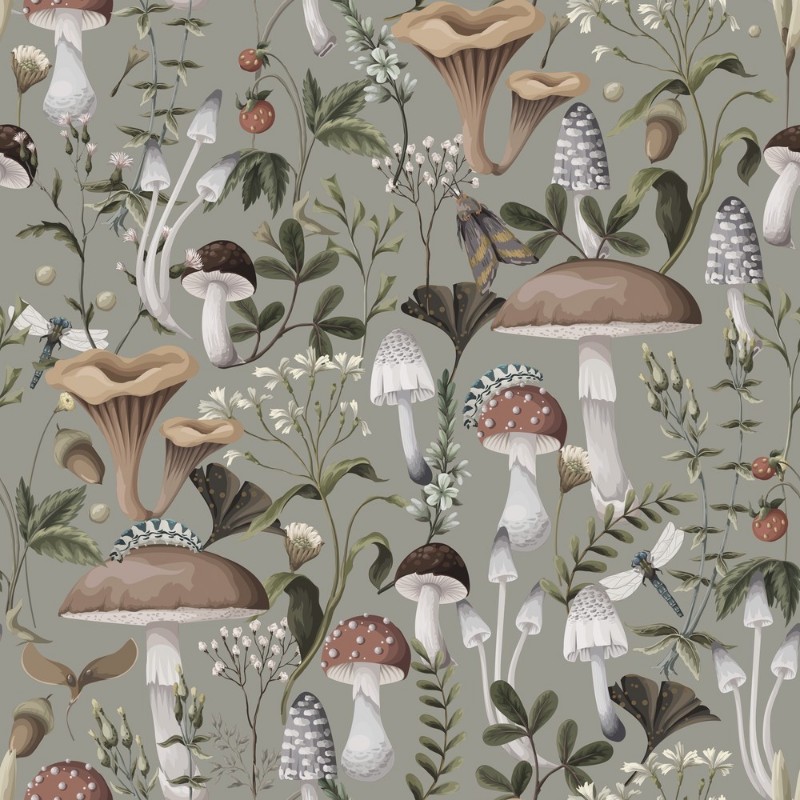 Picture of Nordic mushrooms Green - 1031201-02