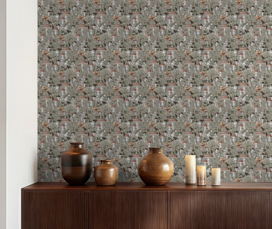 Picture of Nordic mushrooms Green - 1031201-02