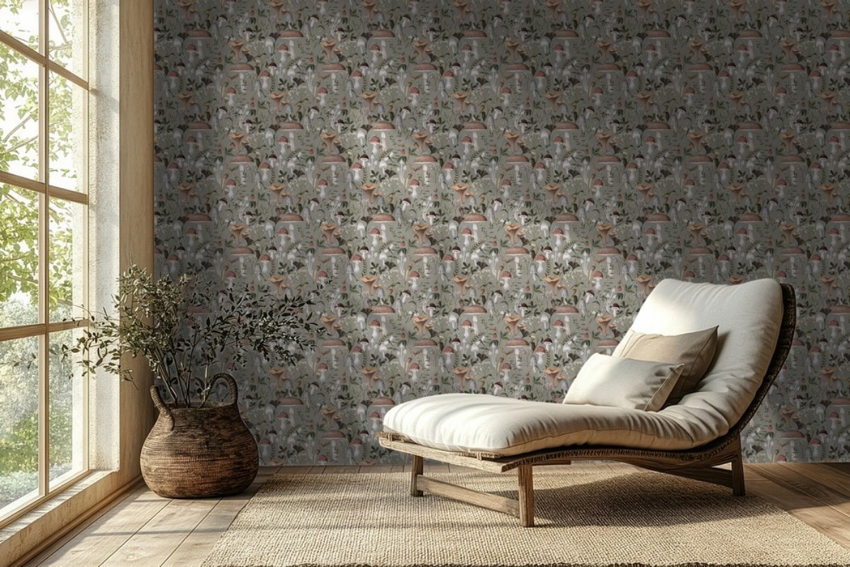 Picture of Fargesammensetning Nordic mushrooms Green - 1031201-02 - 09380-01