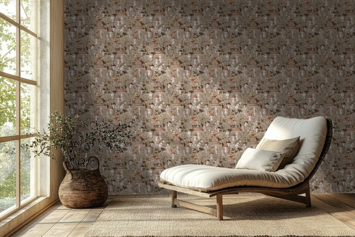 Picture of Nordic mushrooms Beige - 1031201-03