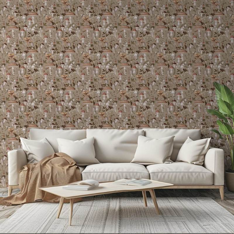 Picture of Nordic mushrooms Beige - 1031201-03