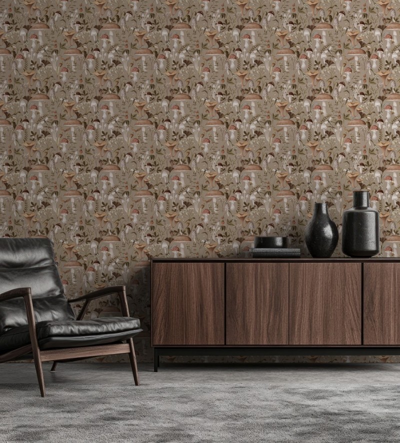 Picture of Nordic mushrooms Beige - 1031201-03