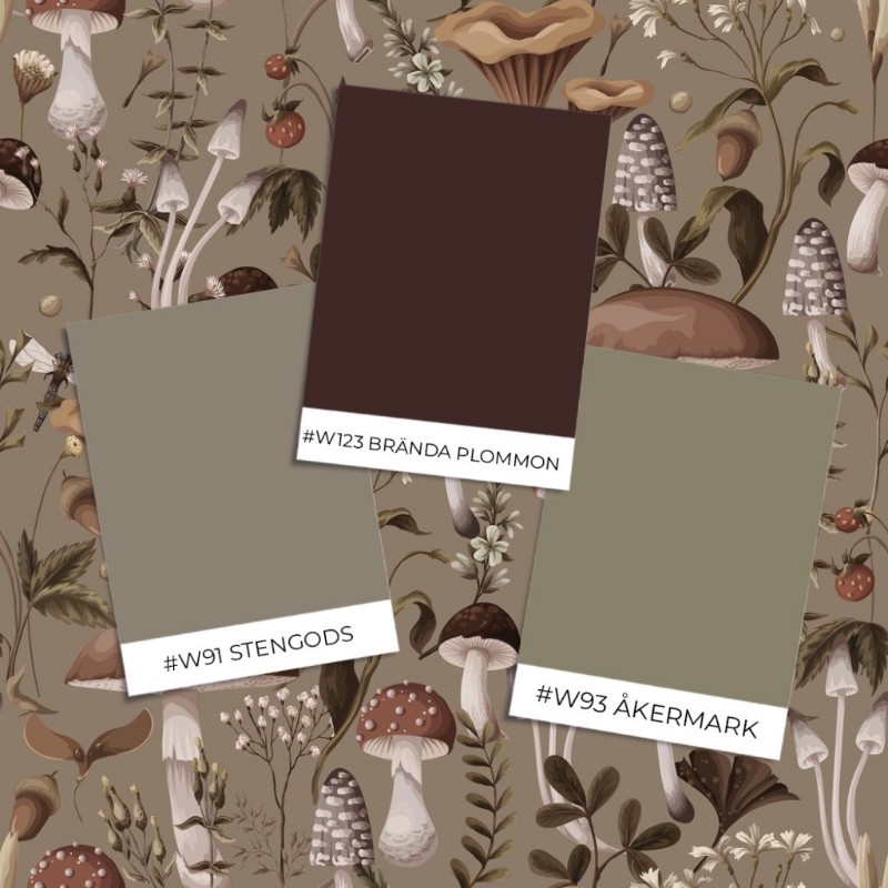 Picture of Nordic mushrooms Brown - 1031201-04