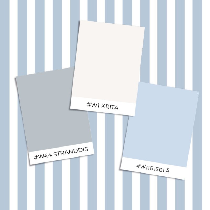 Picture of Fargesammensetning Striped Light Blue - 1031701-10 - 09386-01