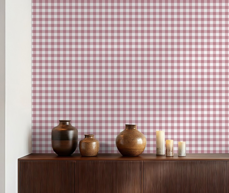 Pilt Checkered Dark Pink - 1031901-09
