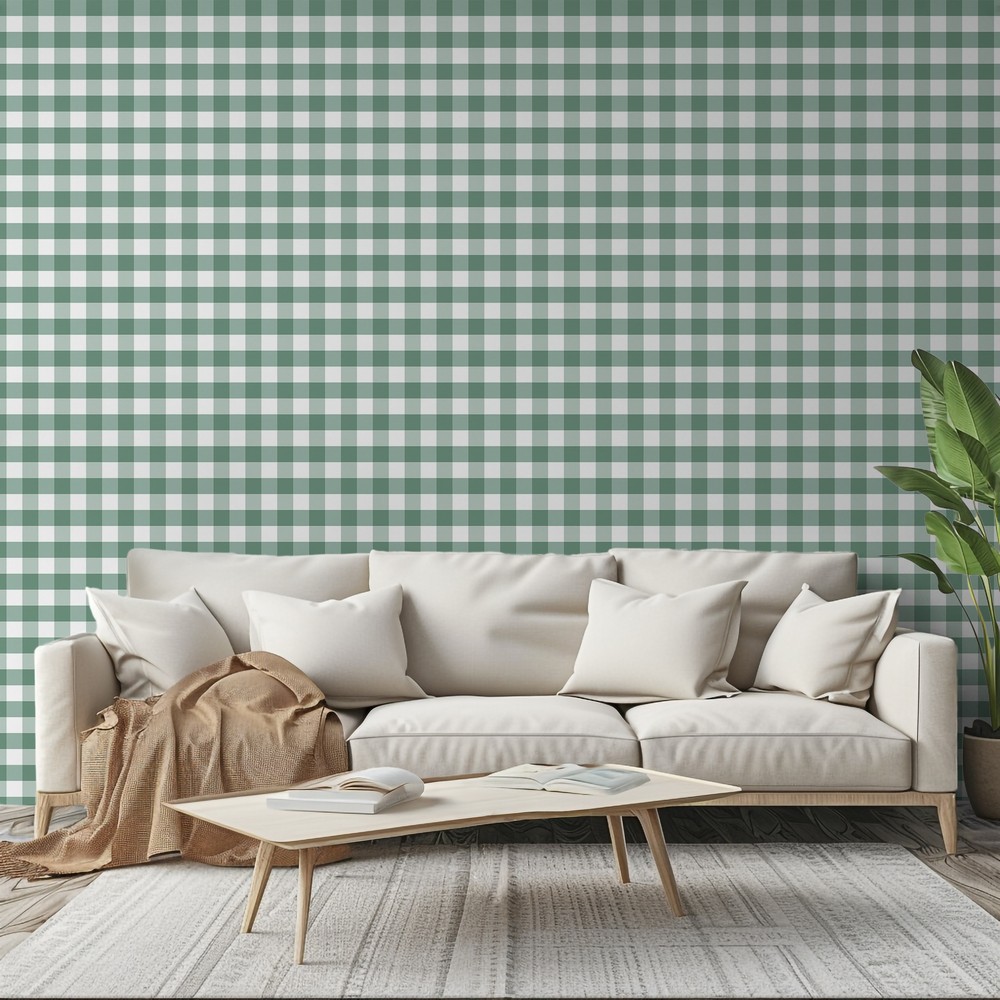 Picture of Checkered Solid Green - 1031901-13