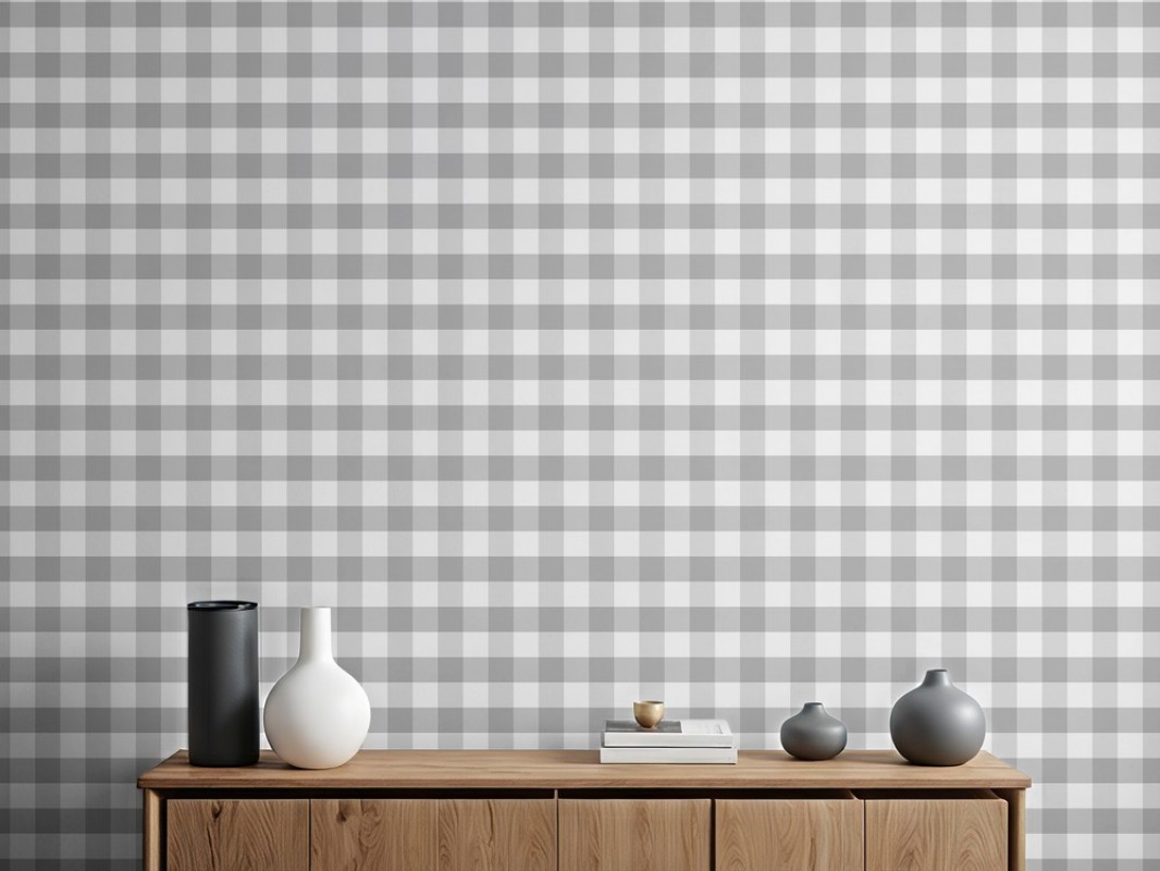Picture of Checkered Solid Grey - 1031901-14