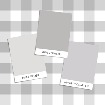 Image de Modèle d'échantillon - Checkered Solid Grey - 1031901-14