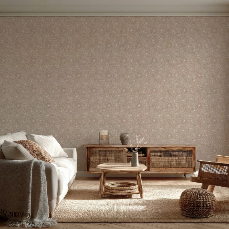 Afbeeldingen van Bees and Flowers in Beige - 1032001-08