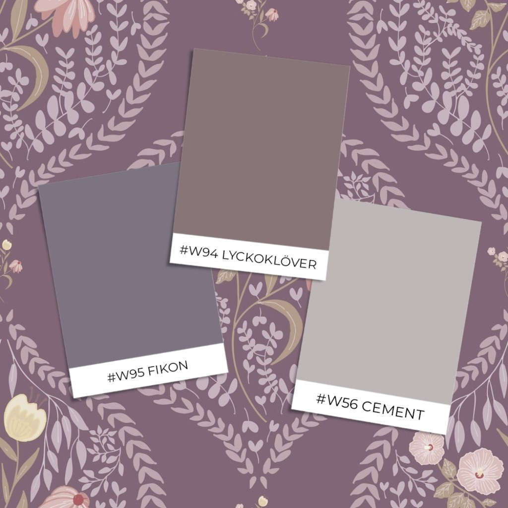 Picture of Flower bouquet in ogee Dark Pink - 1032601-14