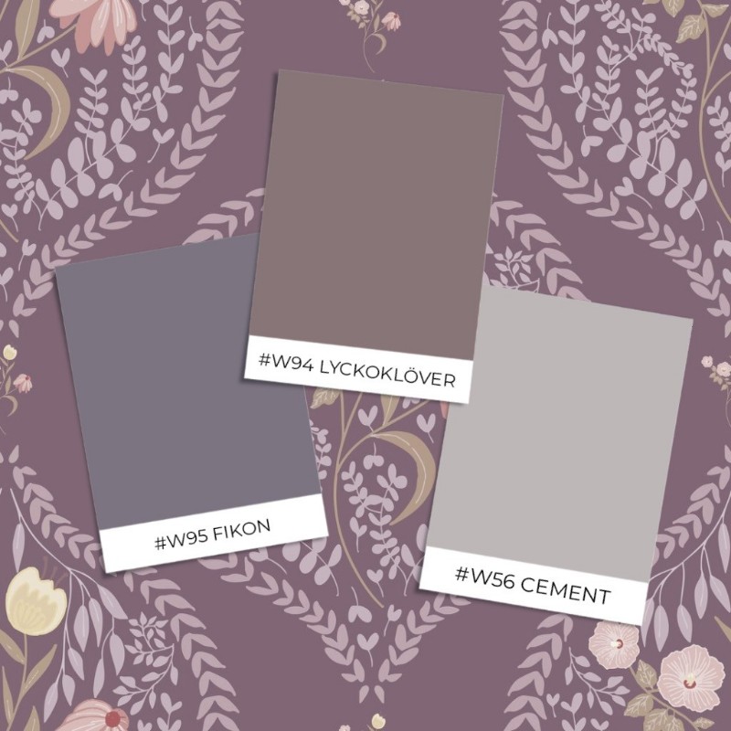 Picture of Flower bouquet in ogee Dark Pink - 1032601-14