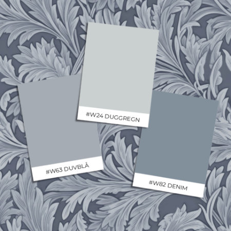 Coloring Kenza Dark Blue - 1019002-07 - 09298-01 paint Wallpassion