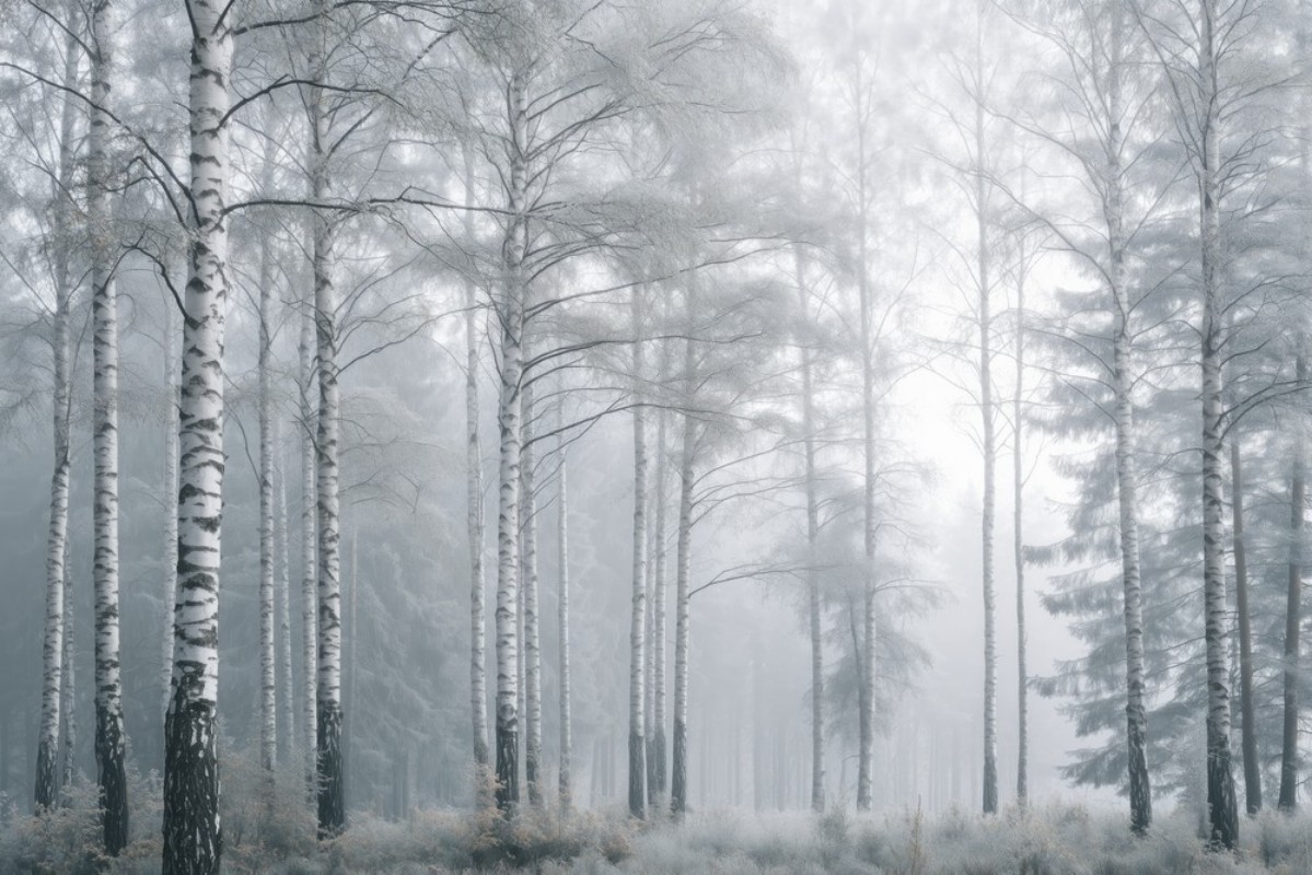 Picture of Sunlit Birches I