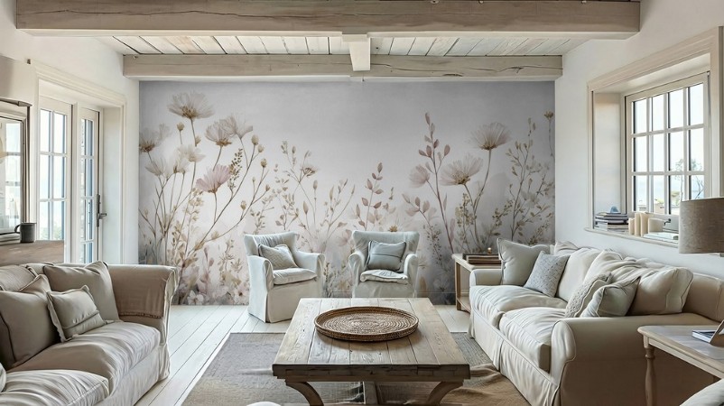 Afbeeldingen van Kleurcombinatie Whispering  Meadow III - 09569-01