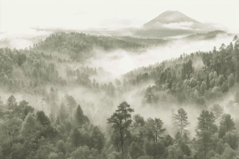Picture of Morning Mist Mountains I