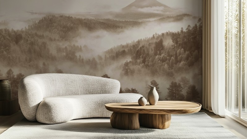 Bild på Färgsättning Morning Mist Mountains II - 09571-01