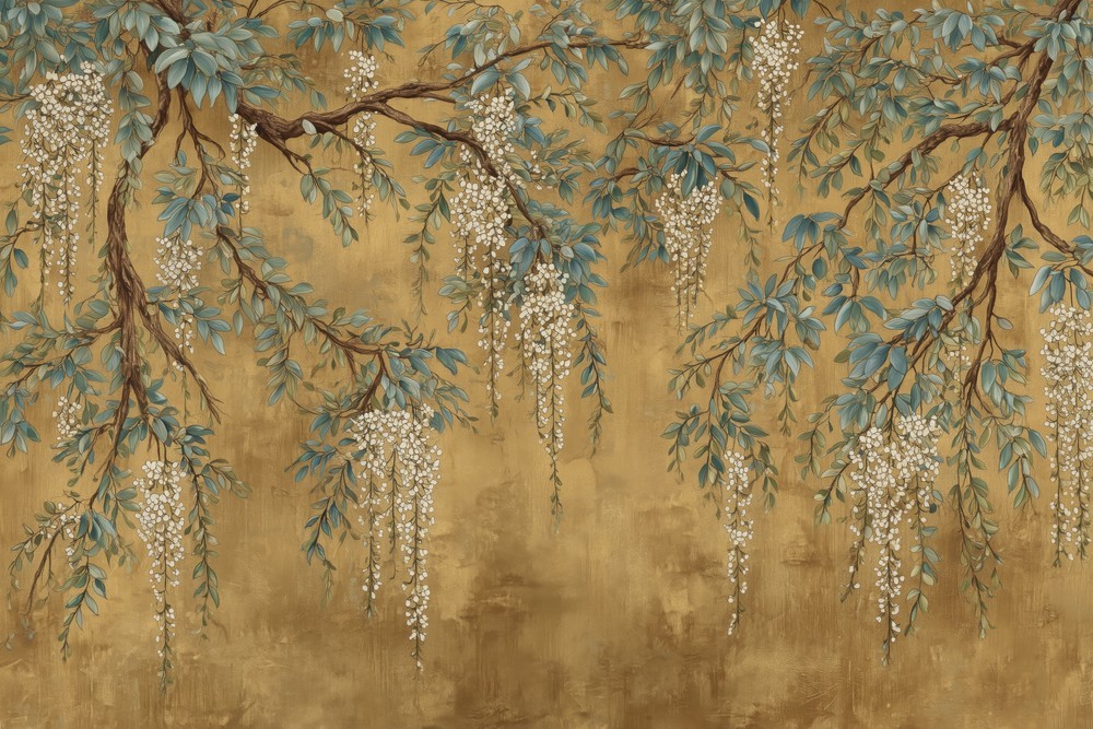 Afbeeldingen van Hanging Flowers I