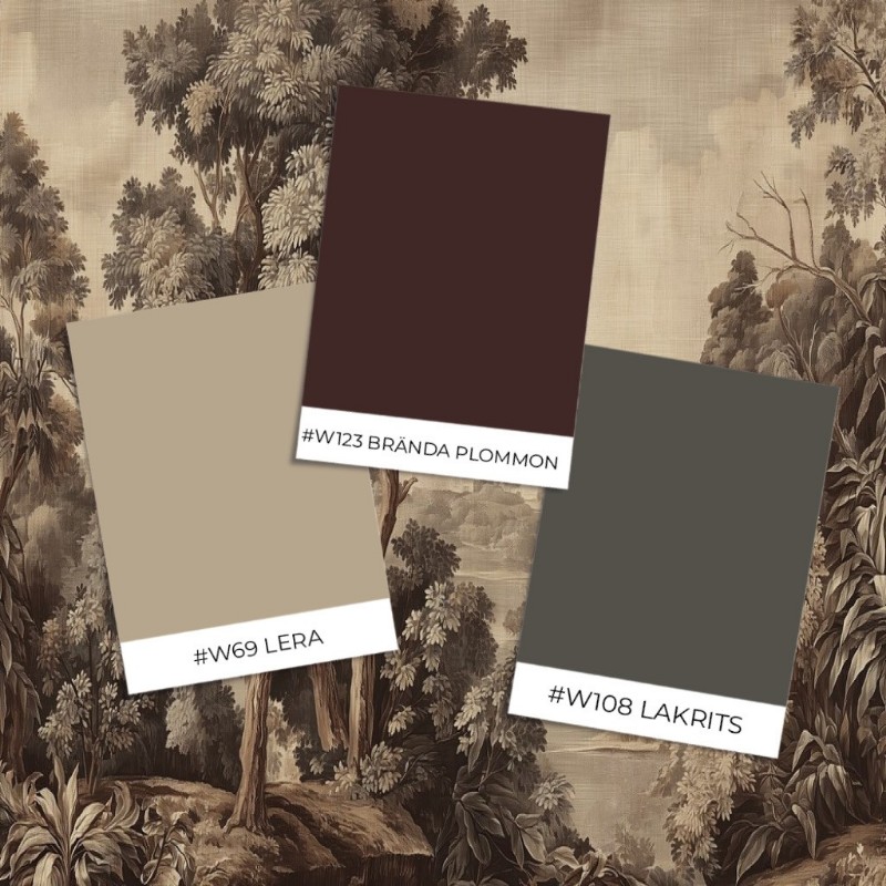 Picture of Farvesammensætning Vintage Painting I - 09645-01