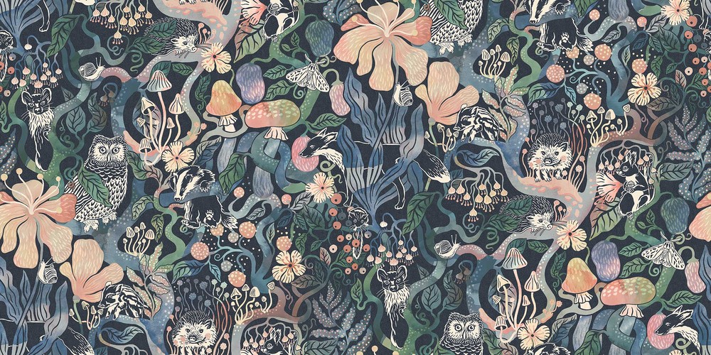 Magic Woods Grand wallpaper Boråstapeter