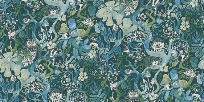 Magic Woods Grand wallpaper Boråstapeter