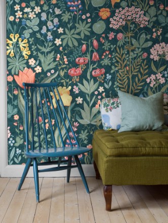 Blomsterhav Grand wallpaper Boråstapeter