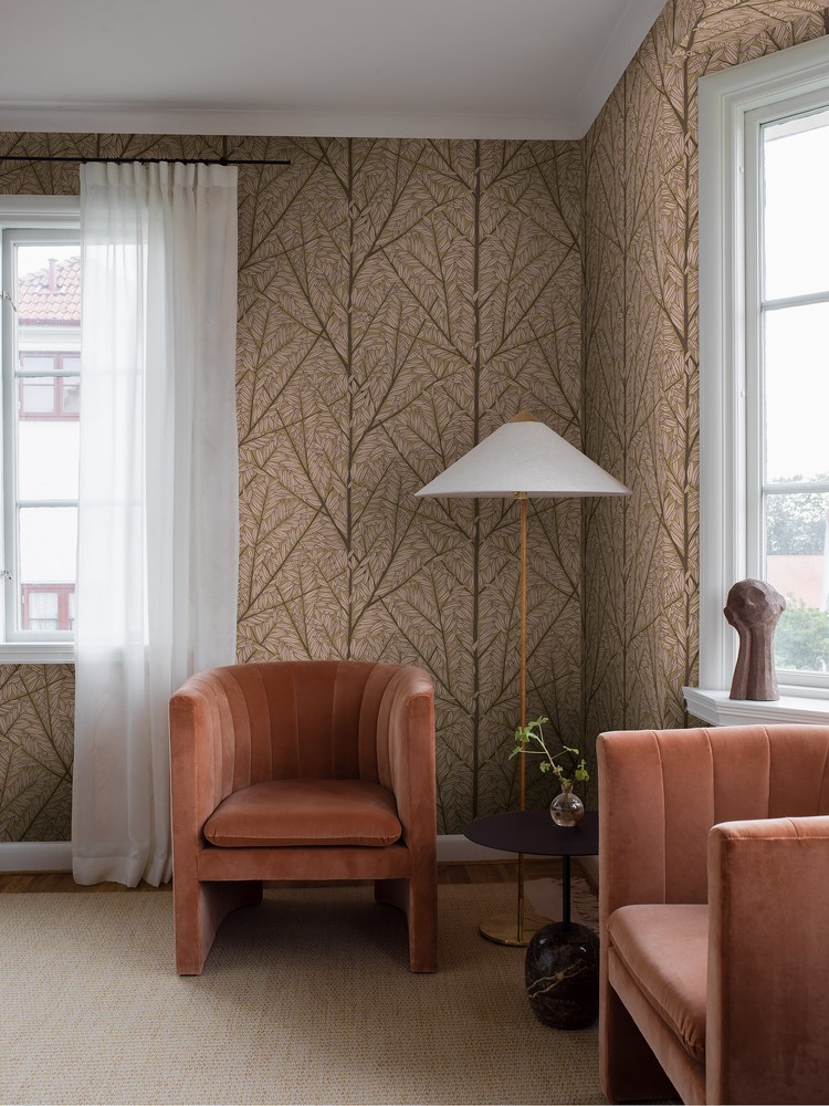 Viola Gråsten Korgpil wallpaper Boråstapeter